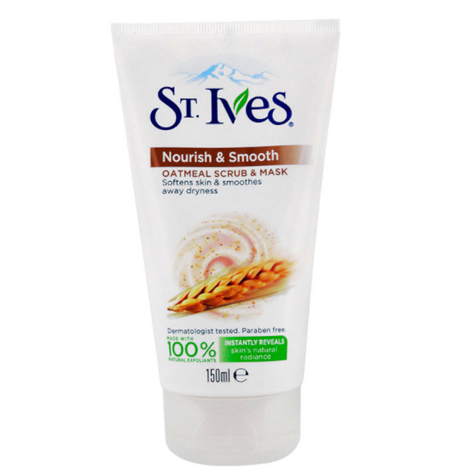 St Ives Nourish Smooth Oatmeal Scrub Mask 150ml Zaza Cosmetics