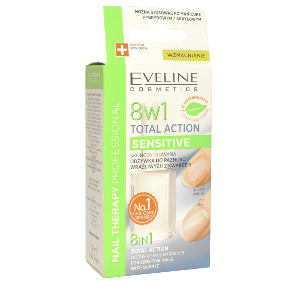 Eveline cosmetics Intensive Nail Conditioner EVELINE 8 in 1 TOTAL India |  Ubuy