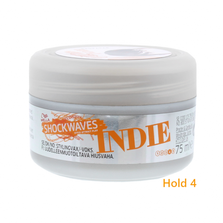Wella Shock Waves Indie Shaping Wax 75ml Hold 4 - Zaza Cosmetics