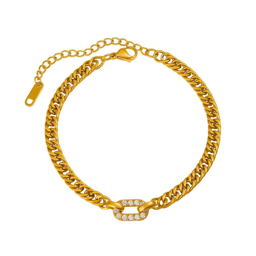 Armband ovalt ring
