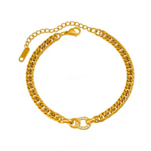 Armband kärleks ovalt ring.